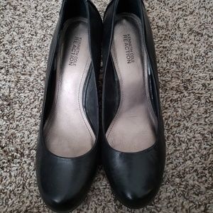 Kenneth Cole Reaction Leather Wedge Heels